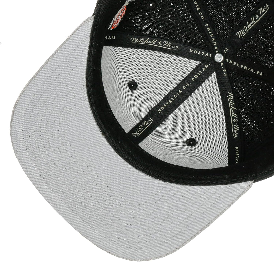 Mitchell & Ness Patch Overload Nets Cap Basecap Baseballcap Snapback Flat Brim NBA Brooklyn (One Siz