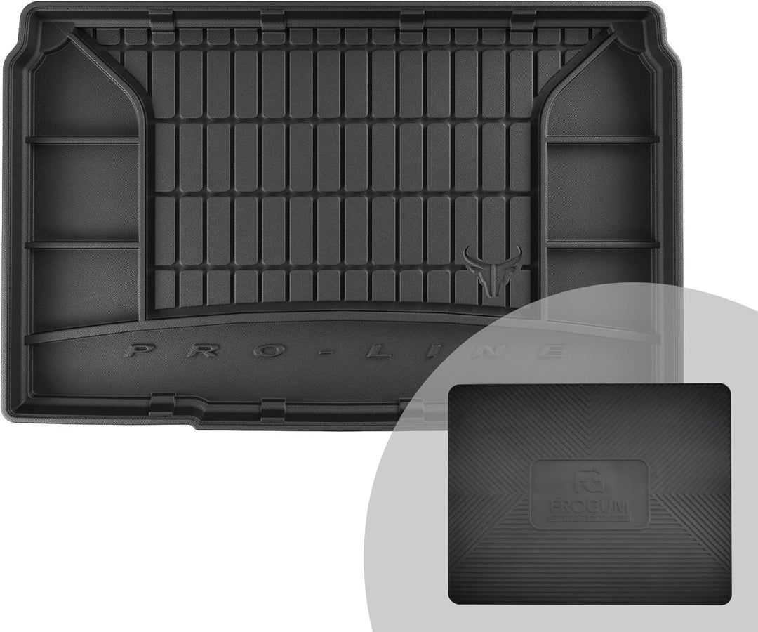 FROGUM ProLine 3D Gummimatte Exklusive Auto Kofferraummatte Kofferraumwanne für Peugeot 208 II ab 20