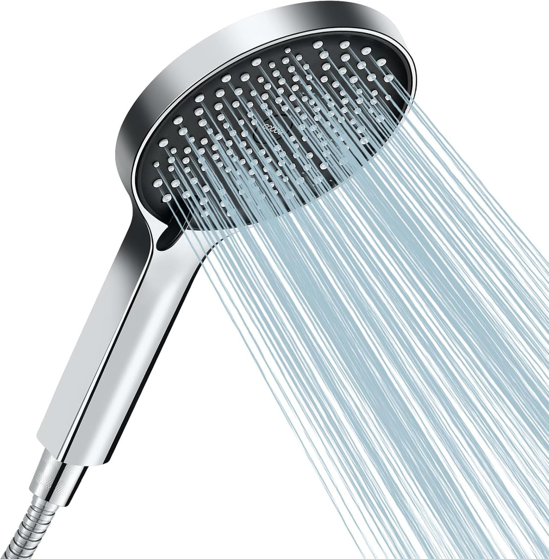 Cobbe Duschkopf Wassersparender, Sparduschkopf, Duschkopf mit Schlauch, Grossem Regendusche Duschkop