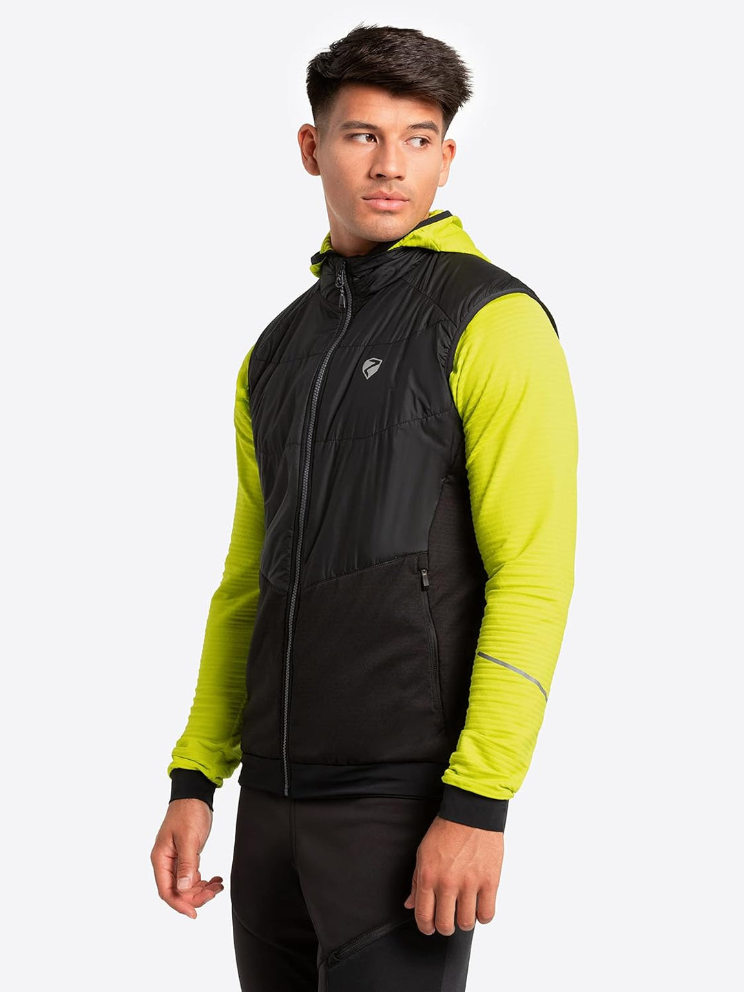 Ziener Herren Nauri Funktions- / Hybrid-Weste, Bergsport | wattiert, winddicht, Primaloft (1er Pack)