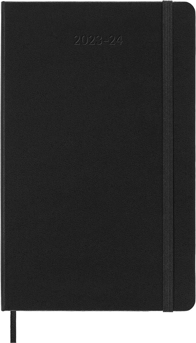 Moleskine x Kaweco Tintenroller, Farbe Schwarz + Wochenplaner 2023-2024, Horizontaler 18-Monate-Kale