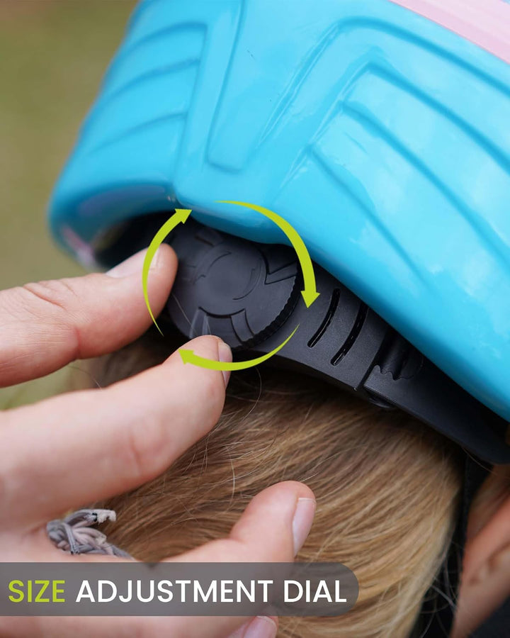 OutdoorMaster Kinderhelm, Fahrradhelm für Kinder, Individuelle Grössenanpassung, Optimierte Belüftun
