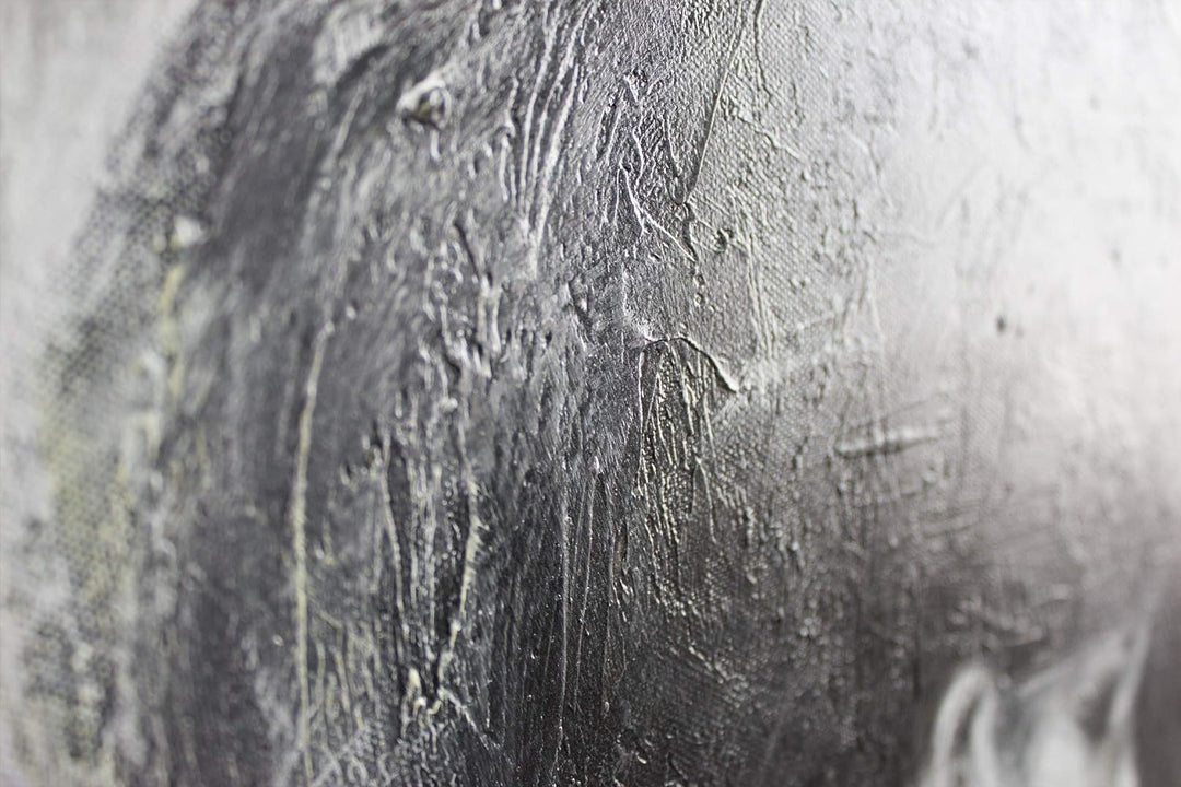 YS-Art Abstrakt Stil Acryl Gemälde auf Leinwand Filmstreifen handgemalt Wandbilder Wohnzimmer modern