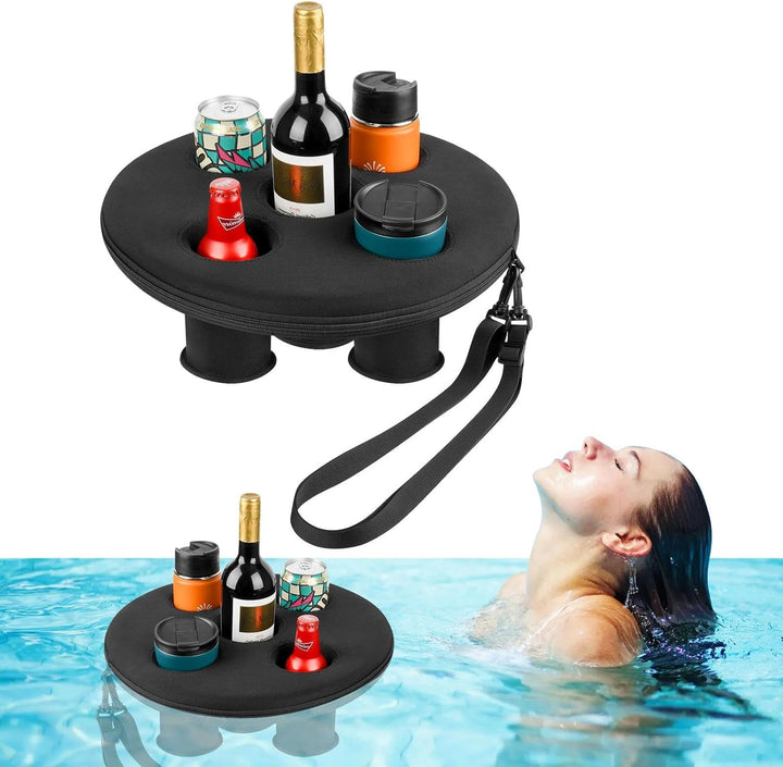 Generisch Schwimmbecherhalter, Sommer im Freien schwimmende Getränkehalter, Erfrischungstischschale