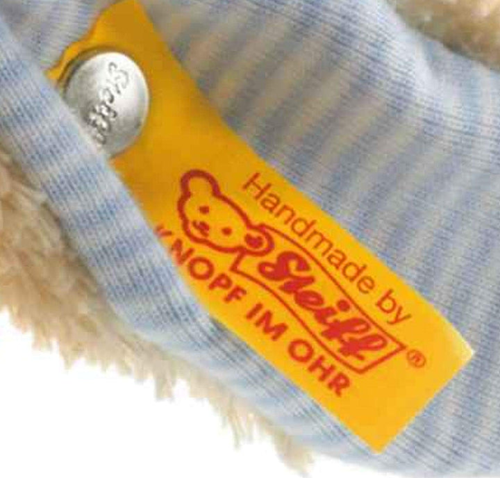 Steiff 237515 Hoppel Spieluhr 20 blau Hase, 20 cm, Blau