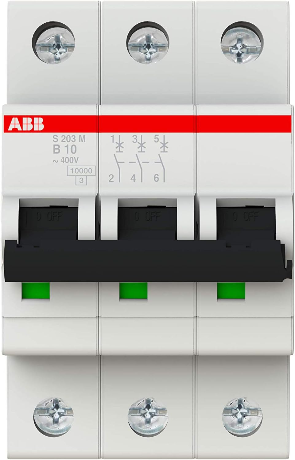 ABB 2 cds273001r0105 – int. aut. s203 m-b10 3P 10 A B 15 KA