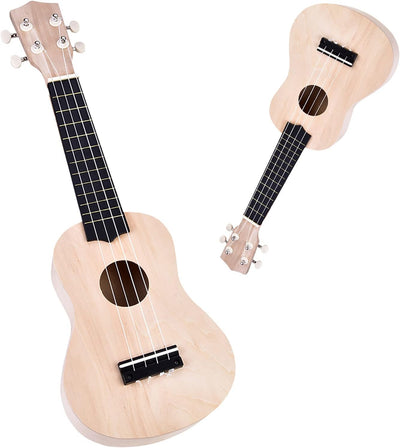 DIY Ukulele Sopran Ukulele 21 Zoll Basswood 4 String Hawaii Kleine Gitarrenpackung Bausatz DIY Zubeh