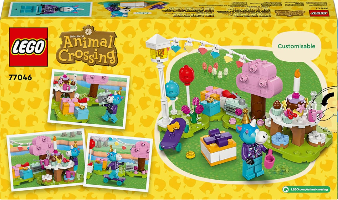 LEGO Animal Crossing Jimmys Geburtstagsparty, kreatives Spielzeug für Kinder, Tiere-Set mit Pferde-F