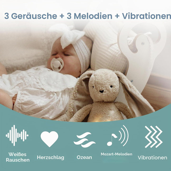 myHummy Bunny beige DUO Schlafbär mit App — Musik & Schlafhilfe