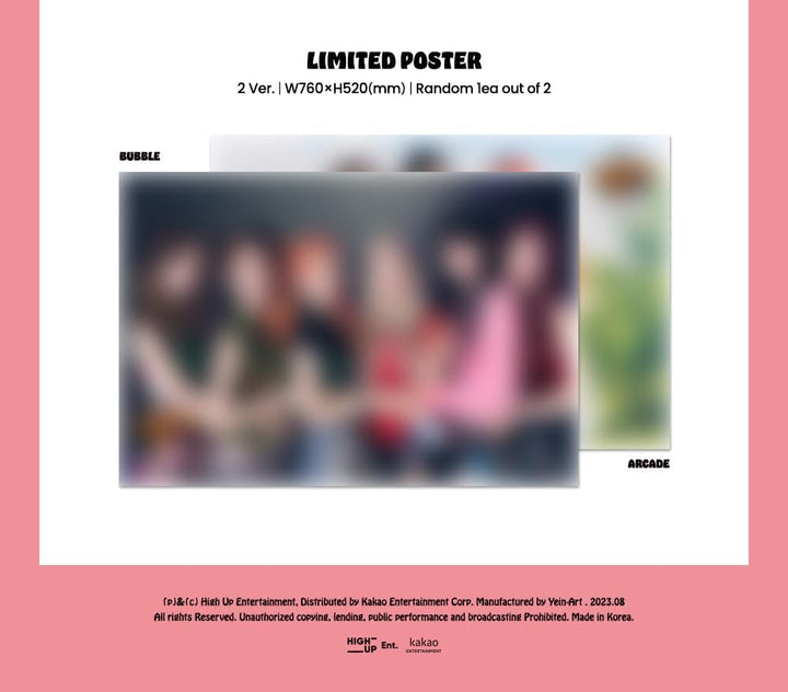 STAYC - TEENFRESH (3rd Mini Album) CD+Folded Poster (BUBBLE ver. / CD Only, No Poster), Bubble Ver.