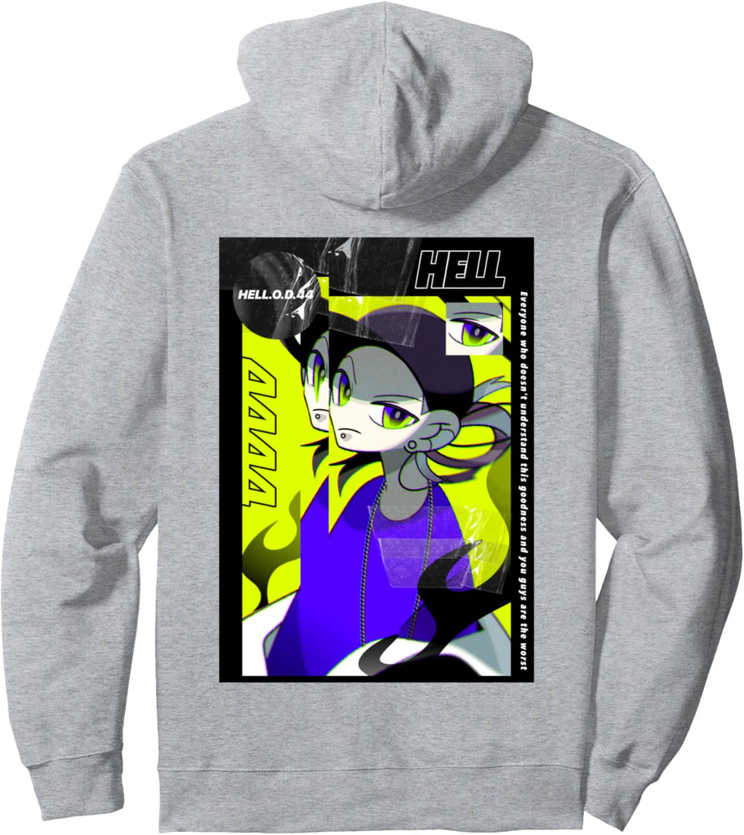 NAR-T-0007-HELL EYE Pullover Hoodie