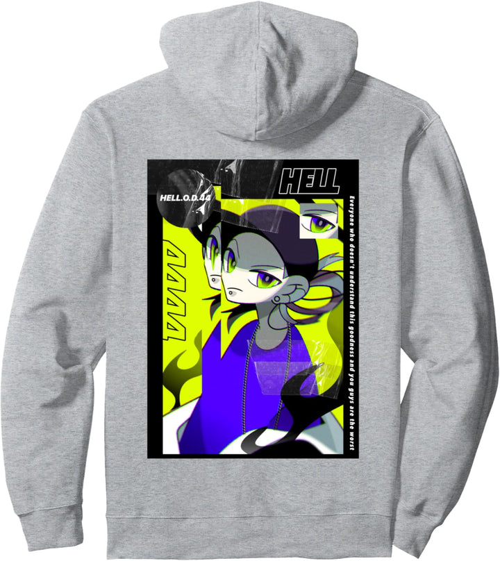 NAR-T-0007-HELL EYE Pullover Hoodie