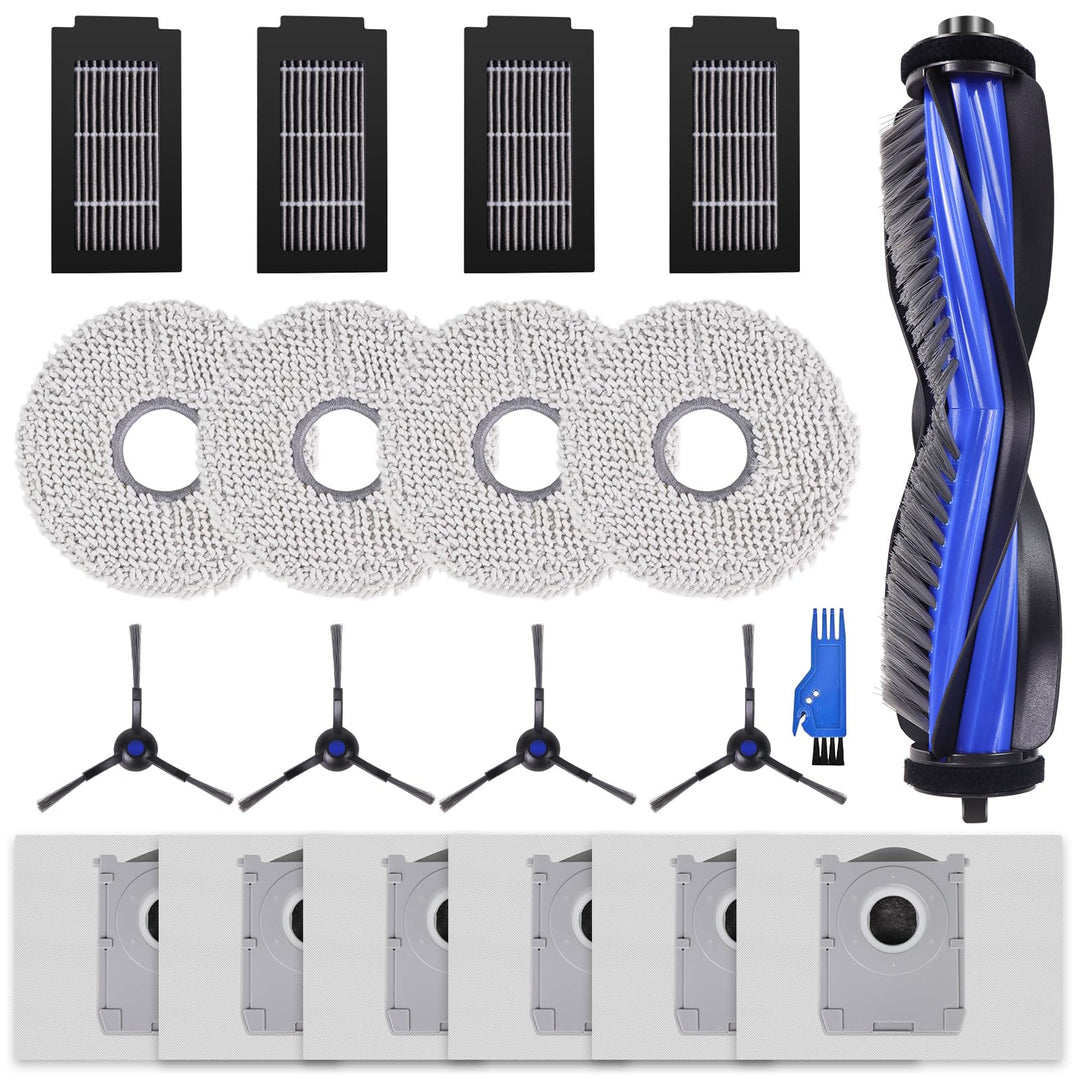 VIEWALL T50 Zubehör für Ecovacs Deebot T50 Pro Omni/T50 Omni/T50 Omni Gen2 Staubsauger,1 Hauptbürste