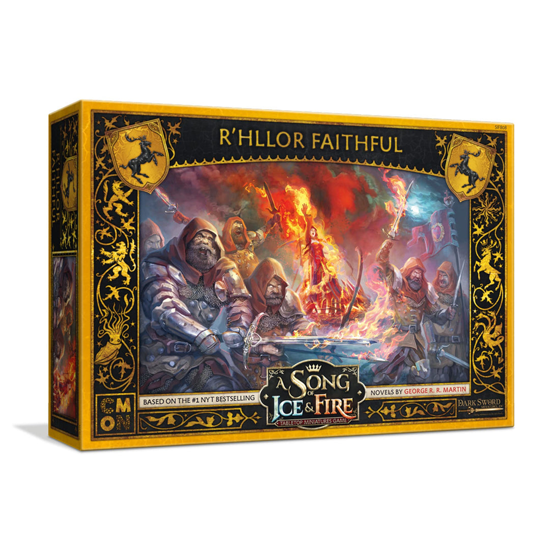 Cool Mini or Not - A Song of Ice and Fire: R'hllor Faithful - Miniature Game Baratheon R'hllor Faith