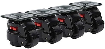 4pcs Heavy Duty Leveling Caster Level Einstellrollen Industrial Roller Wheel Leveling Caster Wheels