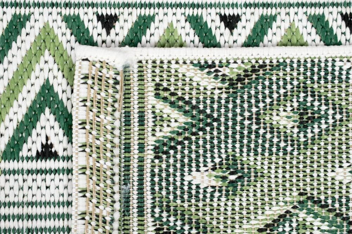 Teppich-Traum Runder In- & Outdoor Teppich Sisal Optik Balkon Küche Wohnzimmer Terrasse gestreiftes