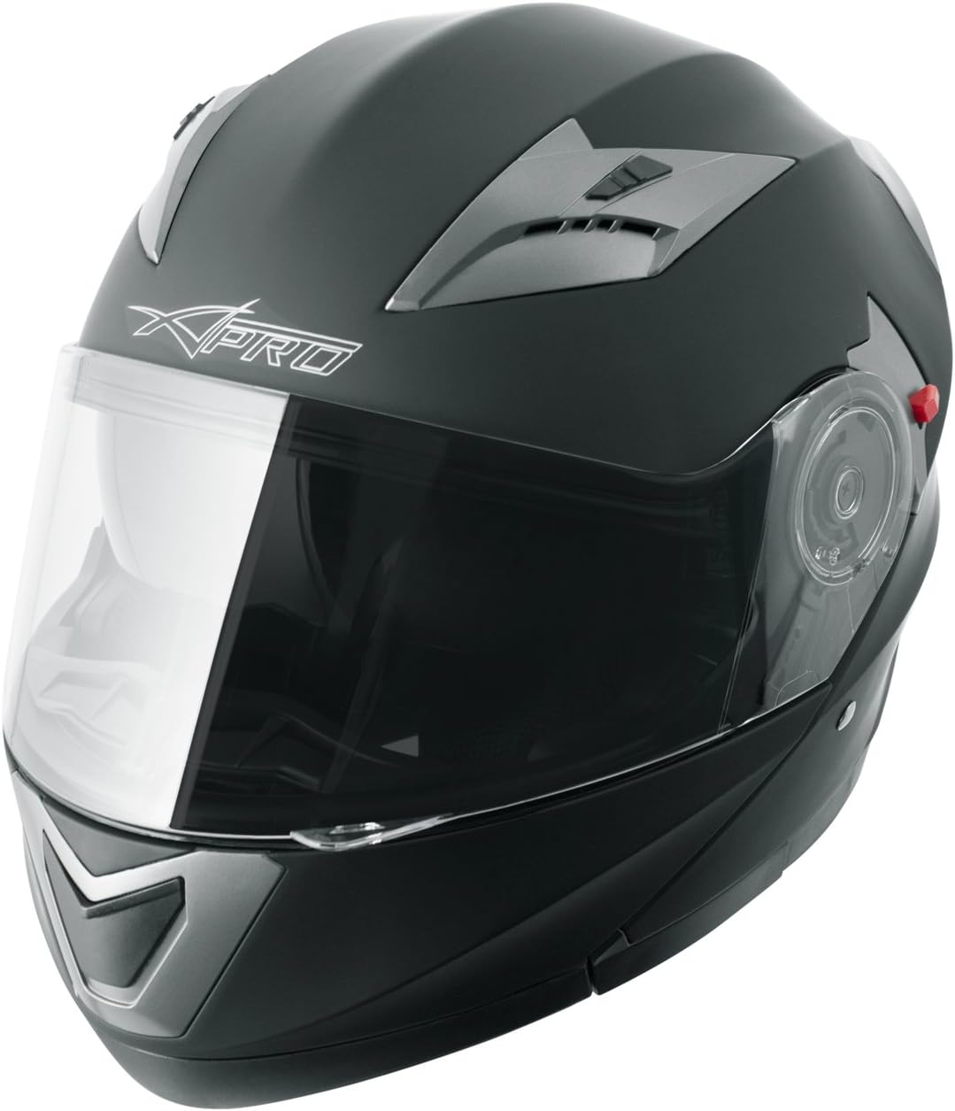 Helm Klapphelm Innensonnenblende Motorradhelm Modular Mat Schwarz XS