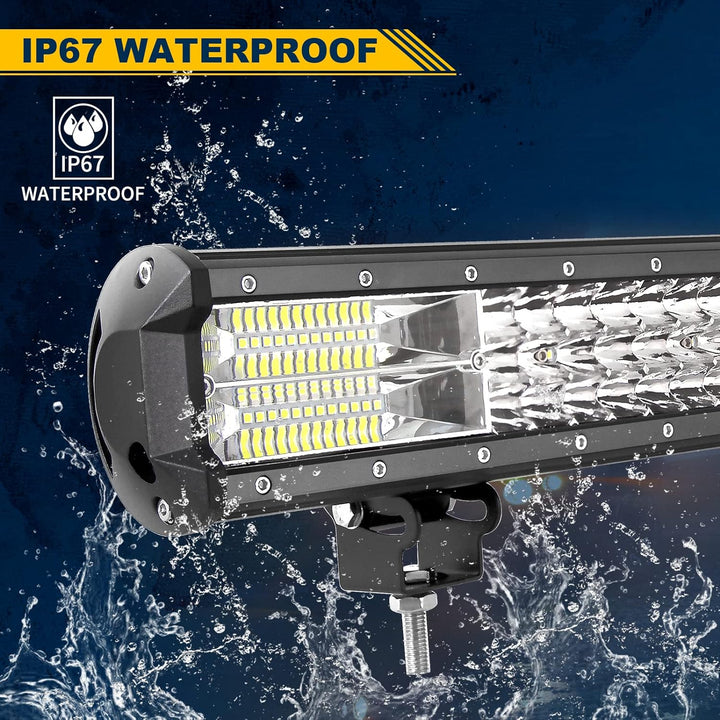 Willpower 28 Zoll LED Arbeitsscheinwerfer Bar 396W LED Scheinwerfer 12V 24V mit Kabelbaum Flutlicht