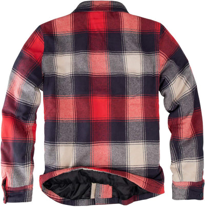 bw-online-shop Lumberjacket Rocky Hemdjacke Lumber Herren Jacke S Red/Anth./Beige, S Red/Anth./Beige