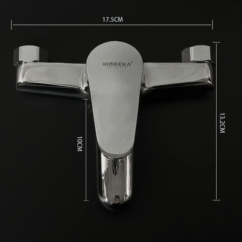 MOKEKA Badewanne Mischbatterie Badewanne Wasserhahn Wand Dusche Wasserhahn (Single) Singles, Singles