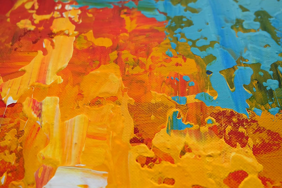 Monica Mirafiori I 100% HANDGEMALT I Gemälde Fata Morgana 100x50cm | Gemälde Handgemalt | Acrylgemäl