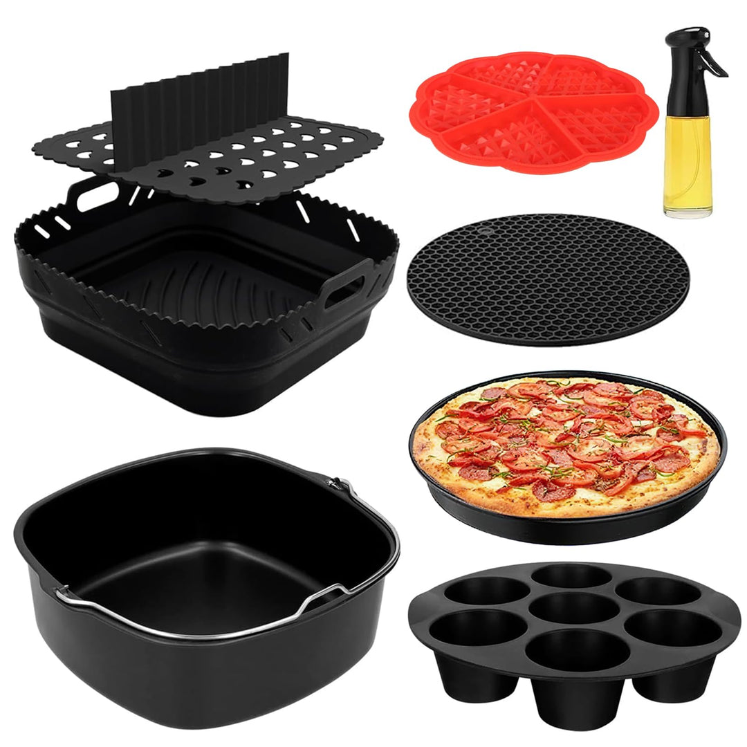 Heissluftfritteuse Zubehör für COSORI Turboblaze 5,5L/6L/6,2L/6,4L/Turbo Tower Pro 10,8L,Double Stac