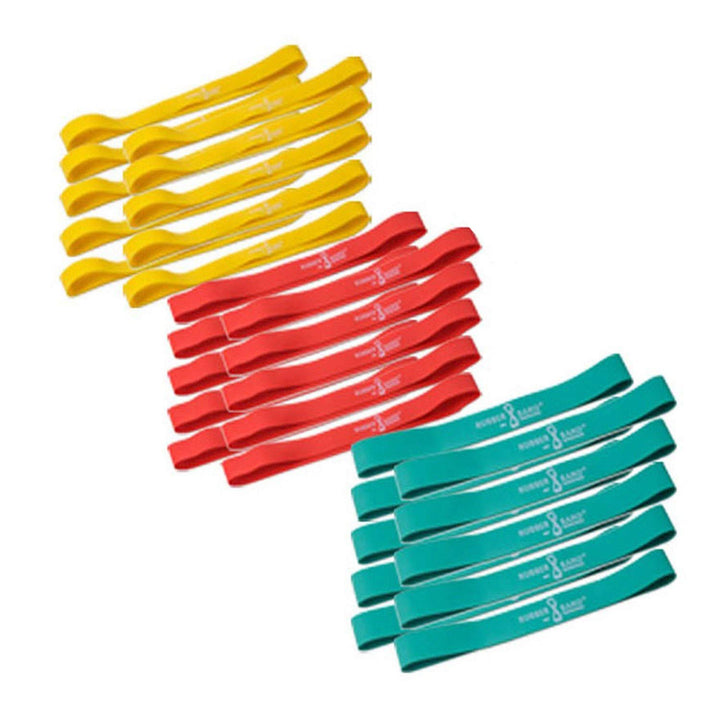 Dittmann Rubberband 30er Set 3 Widerstände Training Functional Kraft Workout Masse: 1,8 cm x 27,5 cm