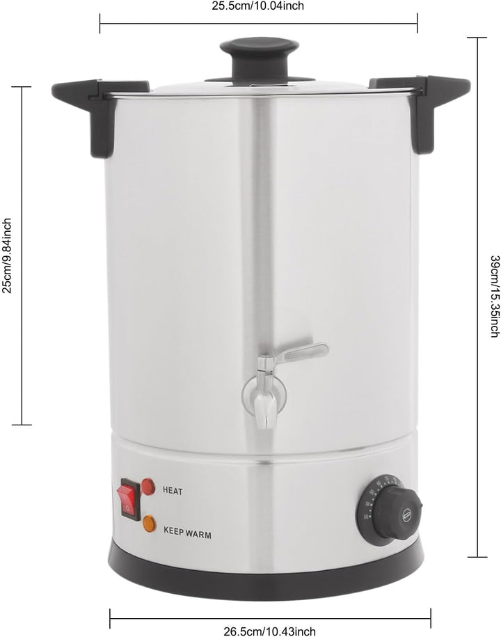 Areao 1800W Elektrischer Wachsschmelztiegel mit Temperaturgeregelt (12L) | Präzise Temperaturregelun