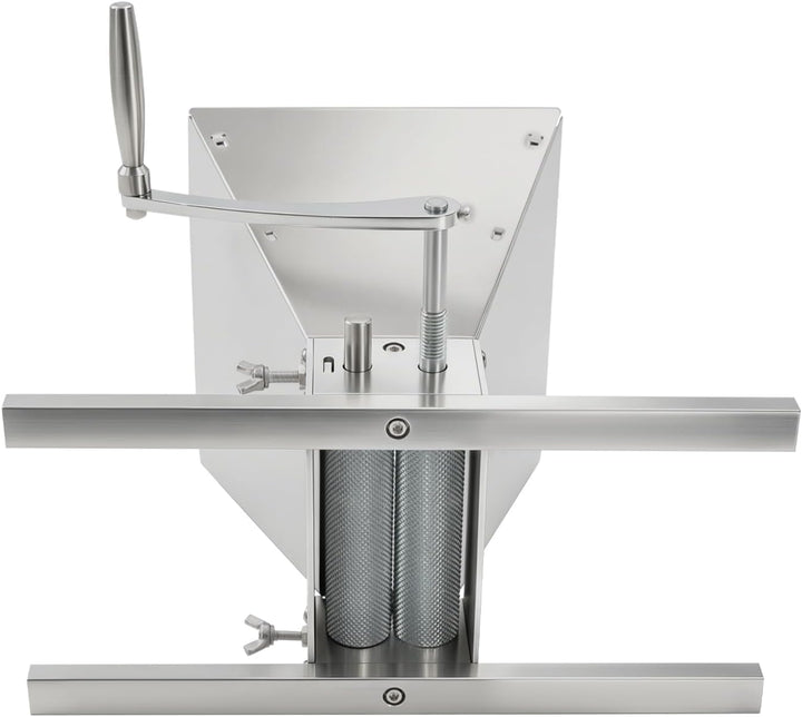 Getreidemühle Manuell, 4L Getreidequetsche, Einstellbarer Walzenabstand | Edelstahl Haferquetsche, G