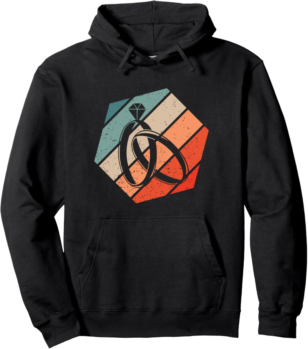 Eheringe Rings Retro Style Vintage Pullover Hoodie