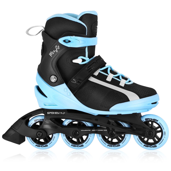 Spokey MrFIT &amp; MrsFIT Inline-Skates für Männer und Frauen mit dreifachem Verschlusssystem, Grösse 36