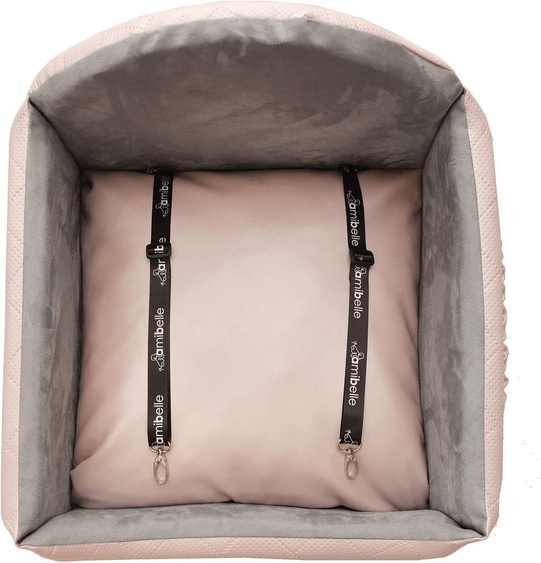 Hunde Auto Sitz, Hundebett 2in1 | Autositz für Hunde, Rückbank, Vordersitz | Universal Waschbar Hund