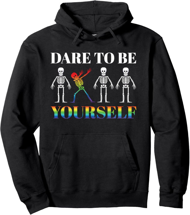 Skelett Dabbing wagen sich selbst zu sein Pullover Hoodie