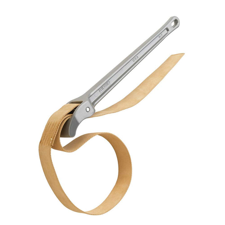 RIDGID 31365 Modell 5 Gurtrohrzange, 8" Bandschlüssel mit verstellbarer Kapazität und 48" Band 5 wit