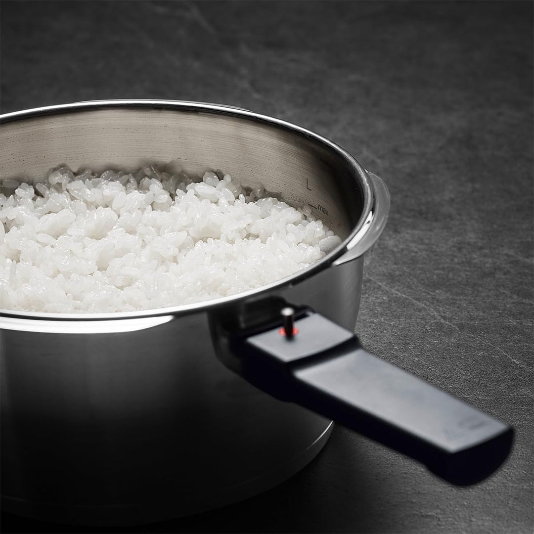 Fissler Vitavit Premium / Schnellkochtopf (2,5 L, Ø 18 cm) Edelstahl-Dampfkochtopf,4-Garstufen, inkl