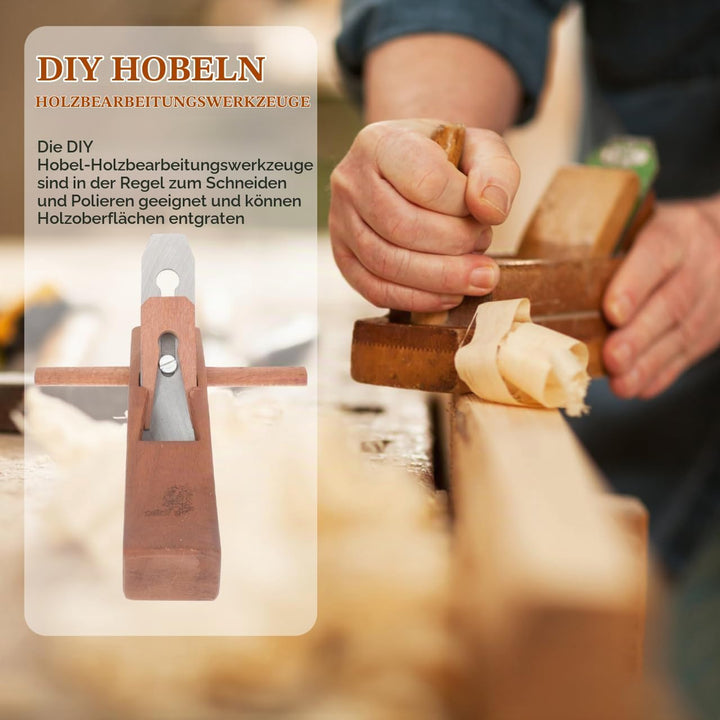 UPKOCH Holzhobel Tischlerwerkzeug aus Holz professioneller Hobel japanisch Bankebene Handhobel aus H