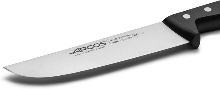 Arcos Serie Universal - Metzgermesser - Klinge Nitrum Edelstahl 175 mm - HandGriff Polyoxymethylen (