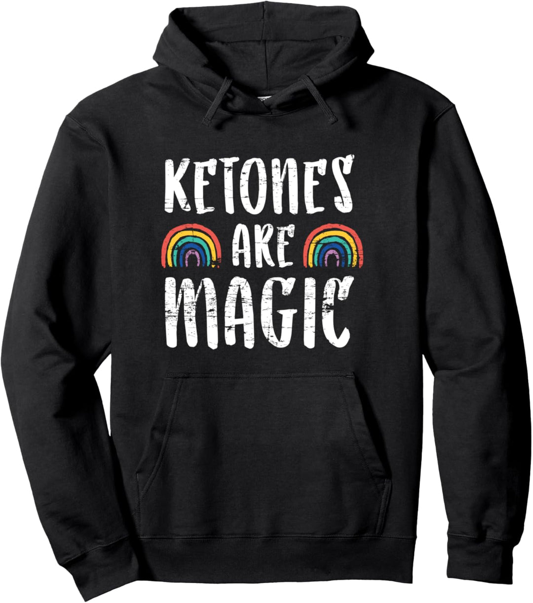 Ketogene Diät Lifestyle Regenbogen Geschenk Keto Pullover Hoodie