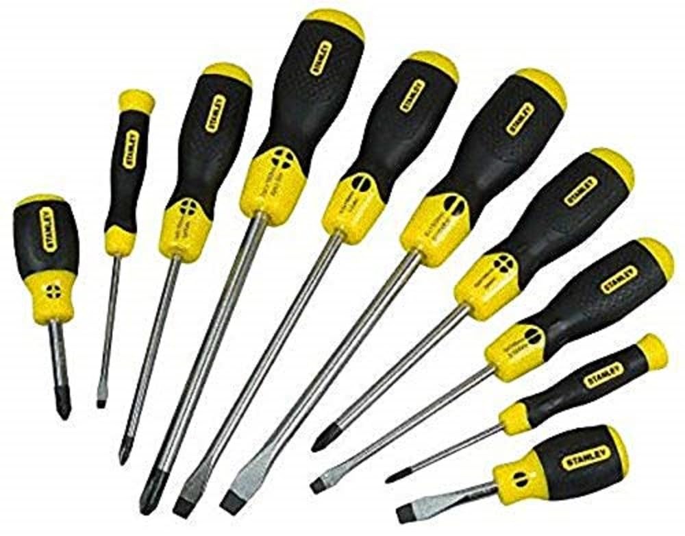 Cushion Grip-Schraubendreher-Set Flared/Phillips 10 Stück (5-64-977) 1 Multi, 1 Multi