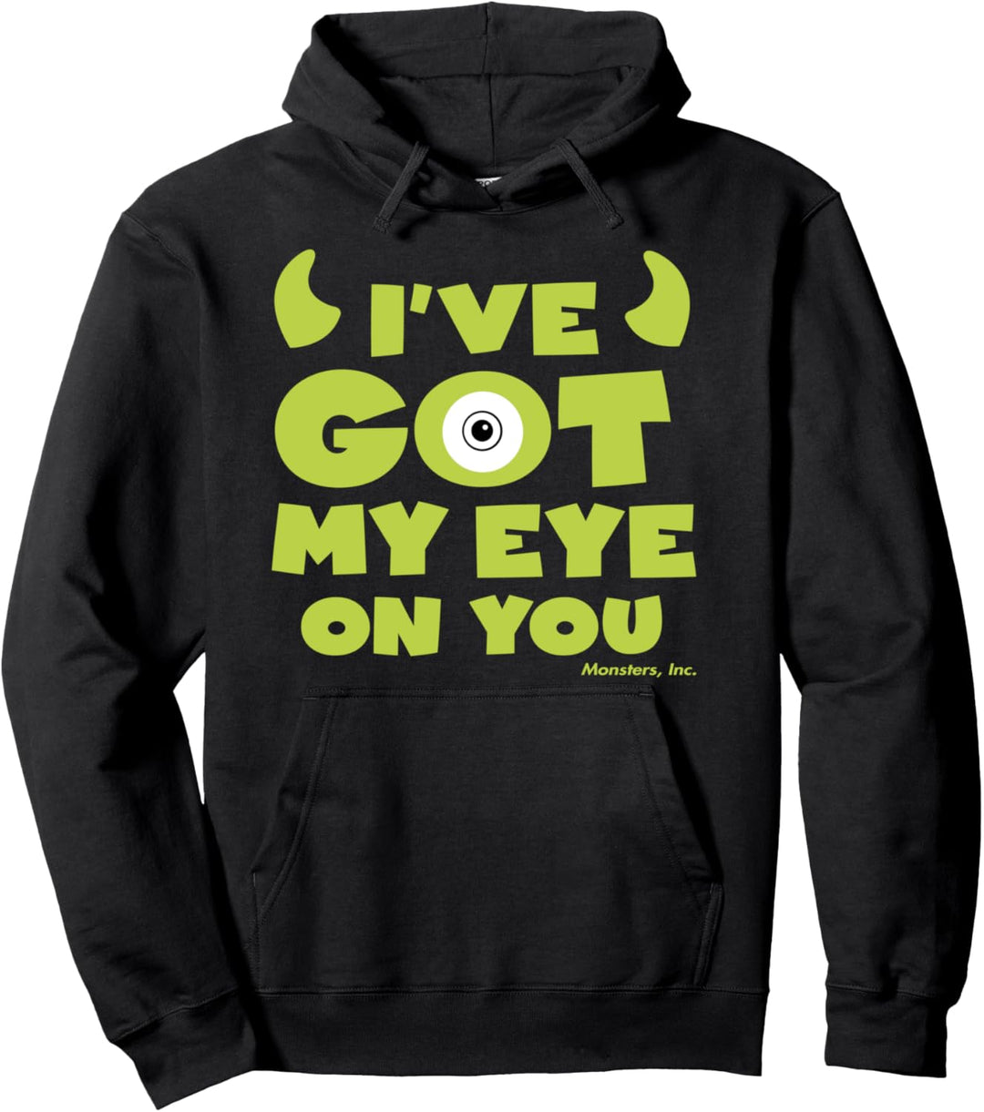 Disney Pixar Monsters University Mike Eye On You Text Pullover Hoodie
