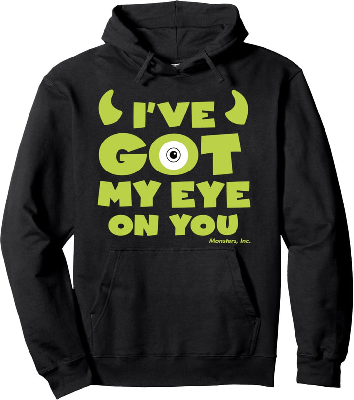Disney Pixar Monsters University Mike Eye On You Text Pullover Hoodie