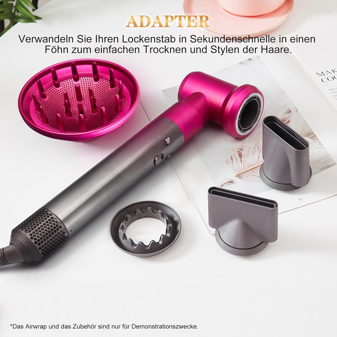 Diffusor und Adapter für Dyson Airwrap Styler HS01 HS03 HS05, Haarstyler Diffusor Föhn Aufsatz, für