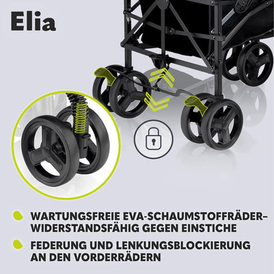 LIONELO Elia Buggy Klein Zusammenklappbar Kinderwagen Bis 15 Kg, Rücken Und Fussstützenverstellung H