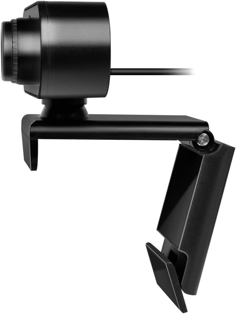 LogiLink UA0371 - Pro Full-HD-USB-Webcam mit Mikrofon für gestochen scharfe Videogespräche über Skyp