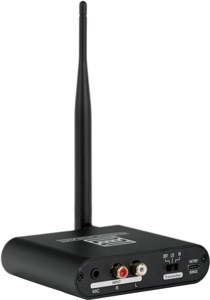 Pronomic SDT-40 Silent Disco V2 Sender - 863-865 MHz UHF Funkübertragung - bis 100 m Reichweite - St