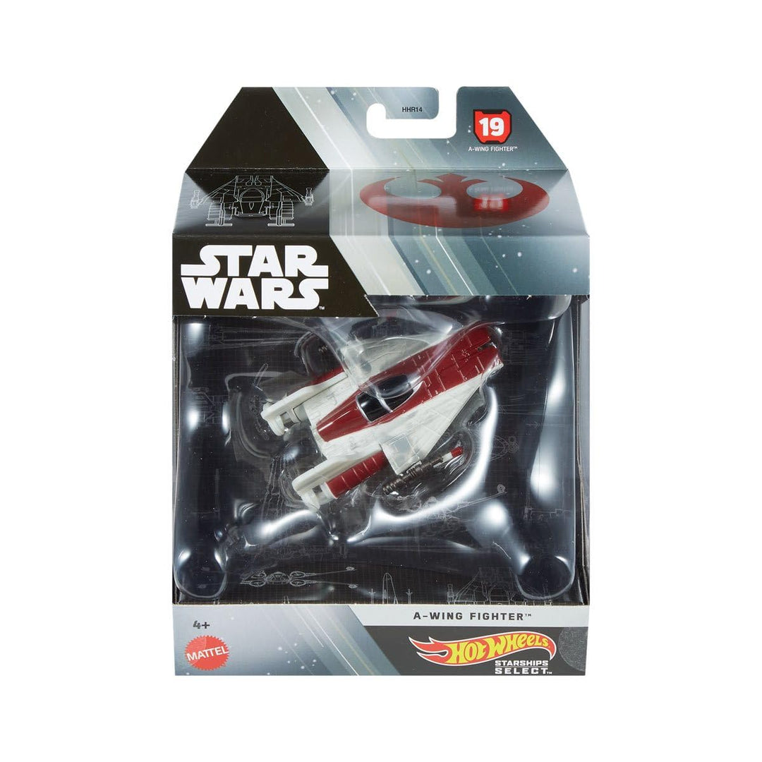 Hot Wheels Star Wars Starships Select HMJ01 Metall Raumschiff 1/50 X-Wing Fighter (Red Three)