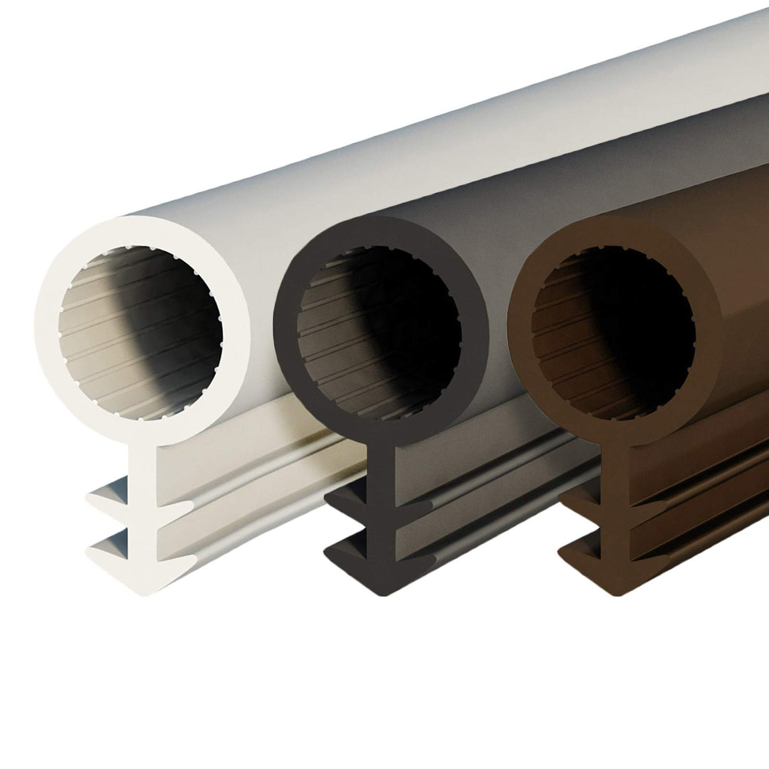 DQ-PP SCHLAUCHDICHTUNG | schwarz | 10 Meter | TPE Gummi | STD-03 | Schlauchdurchmesser: 8mm Nutbreit