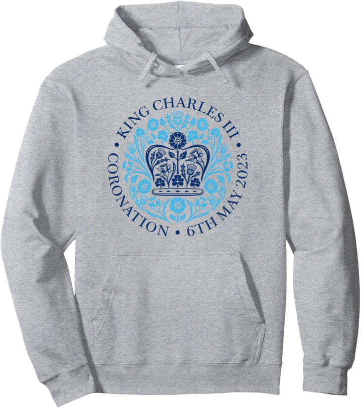 Erinnerungsstücke von König III. Charles, Königskrönung 2023 Pullover Hoodie
