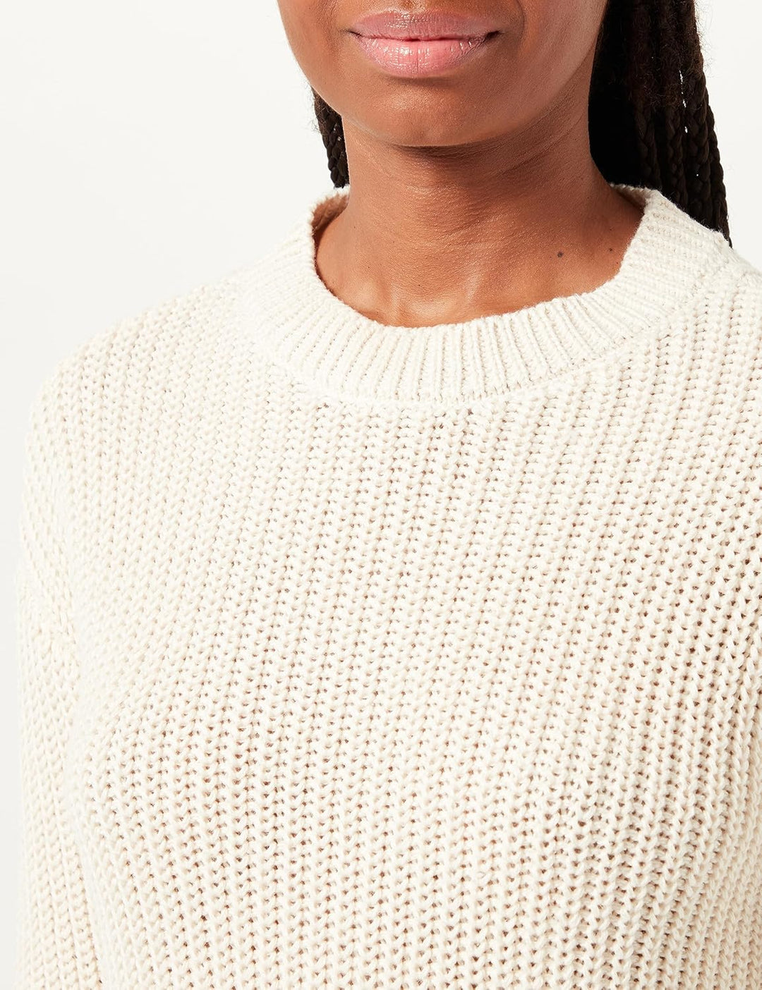 VERO Moda Damen Vmhilda Ls O-Neck Pullover Ga Noos Pullover (1er Pack) XS Birch, XS Birch