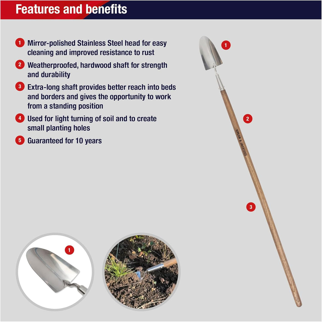 Spear & Jackson 5310TR Traditional Pflanzschaufel mit langem Griff, 106,7 cm